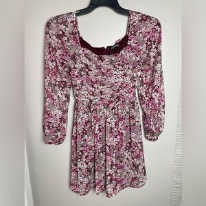 Floral Long Sleeve Dress